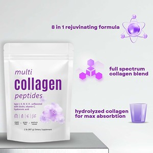 Suministro OEM de Colágeno en Polvo Multifuncional con Ácido Hialurónico, Biotina y Vitamina C, Productos de Belleza, Colágeno en Polvo para Adultos en Stock - Product Image 4