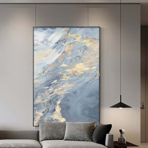 <strong>Large</strong> Original Watercolor Wall Art Painting Northern Europe Style Digital Printing Aluminum Alloy <strong>Frame</strong> LED Optional for House - Product Image 6