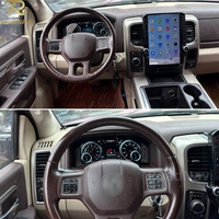 Compteur de vitesse numérique LCD 12,3 pouces RoadNavi pour Dodge Ram 2012-2018, mise à niveau de tableau de bord avec Carplay