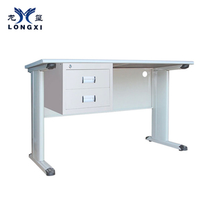 Thiết kế hiện đại Knock-down thép kim loại văn phòng Bảng đồ nội thất máy tính kim loại bàn với ngăn kéo - Product Image 4