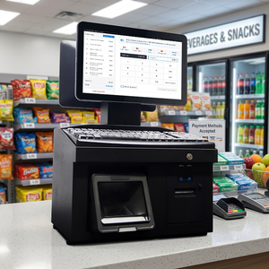 14 Inch Dual Screen High-End Cash Register POS Win-dows Wi-Fi 6 for Department Stores <b>with</b> VGA Interface - Product Image 1