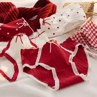 Celana dalam katun celana dalam wanita mode pita celana dalam bersirkulasi pinggang sedang celana dalam Lingerie perempuan cantik pakaian dalam Lenceria M-XL