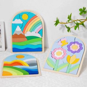 Rompecabezas de Girasol Colorido para Niños en Edad Preescolar, Decoración de Oficina, Juguete Educativo para Niños Pequeños - Product Image 3