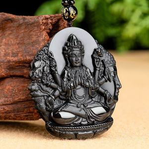 Colgante de Jadeíta Natural con los Doce Signos del Zodiaco, Amuleto de Protección para Hombre y Mujer, Venta al por Mayor SX12 - Product Image 1