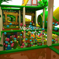 Nouveauté : Équipement de Parc de Jeux Intérieur Commercial Personnalisé, Thème Jungle Ludique, Labyrinthe d'Aventure pour Enfants
