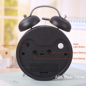 Phổ biến thiết kế tùy chỉnh 2025 trẻ em đồng hồ báo thức 4inch giá rẻ ánh nắng mặt trời đồng hồ báo thức - Product Image 6