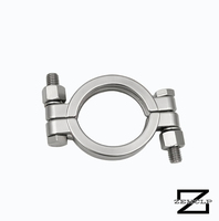 Raccord Sanitaire Tri-Clamp en Acier Inoxydable 304, Double Boulon, Poli Miroir, Haute Pression, 1,5 Pouce, Qualité Alimentaire, pour Laiterie et Brasserie, OEM