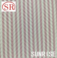 3D Baumwolle gewellt PU synthetisches Kunstleder 100% Polyester wasserdicht geste ppten Samt Ultraschall für Taschen Sofas Möbel Kleidungs stücke