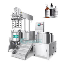 Machine d'émulsification et d'homogénéisation sous vide Guangzhou Guanyu, machine de fabrication d'émulsions et de lotions, ligne de production de crèmes cosmétiques