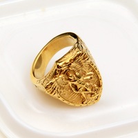 Bague de déclaration large style gothique vintage sombre Hip Hop pour boîte de nuit et danse de rue