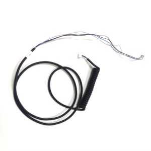 Câble spiralé 5x26AWG avec connecteur JST, <span class=keywords><strong>gaine</strong></span> en PU, fil flexible pour connexion de pont gauche/droit de la carte mère - Product Image 5