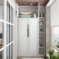 Lit pliable caché multifonctionnel Shiyi Armoire pliante à une paroi avec rabat pour meubles de maison Style panneau de bois