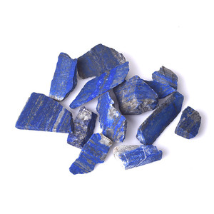 Juego de piedras en bruto de lapislázuli natural al por mayor, espécimen de cristales para artesanía curativa, caja incluida - Product Image 3