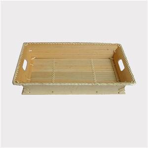 Vietnam Natural Eco-friendly Woven Bamboo Wicker <b>Rattan</b> Serving Storage Tray Bamboo Crafts Handicraft - Product Image 1