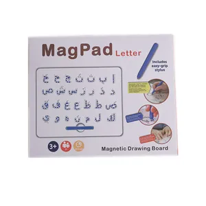 सबसे अच्छा बेच सस्ते खिलौने बच्चों सीखने अरबी वर्णमाला मोती गेंदों अनुरेखण बोर्ड बोर्ड स्टील गेंदों Magpad