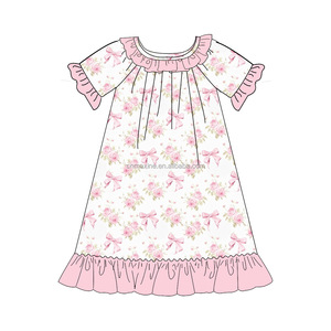 All'ingrosso abito <span class=keywords><strong>da</strong></span> pigiama personalizzato in <span class=keywords><strong>cotone</strong></span> vestaglia per bambini e bambine pigiami - Product Image 3