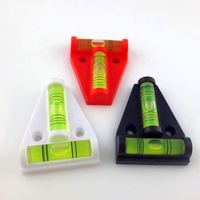 Niveau à bulle triangulaire REALMAX, niveau à bulle à double sens en forme de T, niveau à bulle de vérification croisée, caravane, camping-car, remorque, camping-car, machines, bateau