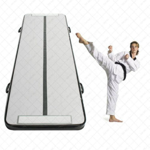 Tapis de gymnastique gonflable Tumble Track avec pompe à air pour usage domestique, entraînement de gymnastique et cheerleading - Product Image 4