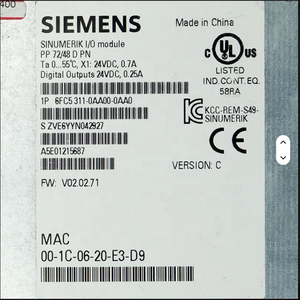 โมดูล SINUMERIK 810 CCU1 รุ่นใหม่แท้ 6FC5311 0AA00 0AA0 มีสินค้าในสต็อก - Product Image 4