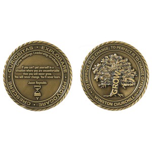 Pièces de monnaie commémoratives en bronze sur le thème des citations de Winston Churchill, collection de cadeaux, pièces de monnaie inspirantes et de défi - Product Image 3