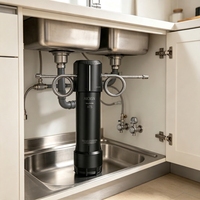 Système de filtration d'eau à une seule étape certifié NSF, 3/8'', élimination des virus et des bactéries, filtre à eau au charbon actif pour usage résidentiel