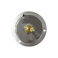 AKS 63mm 2.5 Inch High Pressure Gauge 0-60 Bar 0-870 PSI Center Back Mount with Front Flange 1/4 BSP Panel Manometer