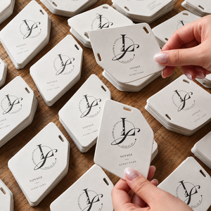 Profumatore per Ambienti Personalizzato con Logo, in Carta Profumata, da Appendere per Auto, Armadio, Cassetti, Casa, Ufficio - Ingrosso e Grandi Quantità con Tabella Aromi - Product Image 1