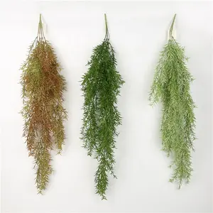 Plantes artificielles suspendues, feuilles artificielles, décoration, nouvelles plantes suspendues à longues feuilles, plantes artificielles pour jardin, art déco extérieur - Product Image 1
