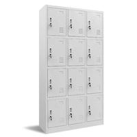 Casier de rangement en métal à 12 portes casier scolaire casiers scolaires pour le stockage en métal vêtements de gymnastique stockage armoire en métal casier