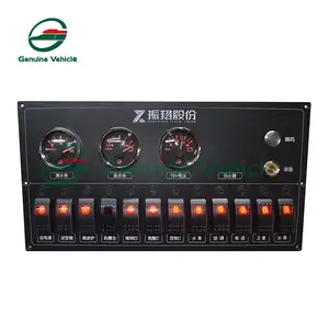 Customized Electric Power Distribution Panel 12V 220V Waterproof Aluminum Plate RV Boat Marine Switch Panel