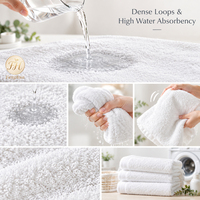 Ensemble de serviettes de bain de luxe pour hôtel, en tissu 100% coton doux et absorbant, idéal pour les hôtels, les spas et l'hôtellerie