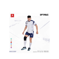Maillots de football personnalisés de haute qualité 100% polyester imprimés par transfert thermique Fabricant d'origine Bon prix Nouveau modèle Étiquettes OEM