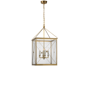 Yihao personnalisé <span class=keywords><strong>Vintage</strong></span> or suspendu lanterne fer <span class=keywords><strong>Cage</strong></span> cuisine pendentif plafonnier E26 ampoule Base pour hôtel Villa cuisine décor - Product Image 1