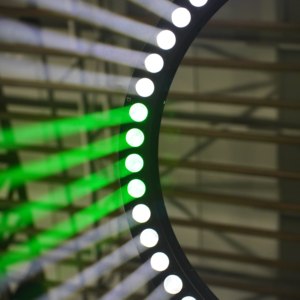 <span class=keywords><strong>GINYU</strong></span> Led haz de elevación cinético 54X15W anillo cinético círculo redondo luz DMX Motor para Night Club Dj Live House - Product Image 2