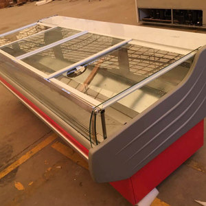 Thương mại đơn nhiệt độ điều khiển kỹ thuật số gà trưng bày thịt tươi tủ lạnh tủ lạnh đông lạnh - Product Image 2