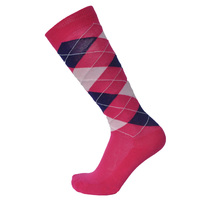 Fournisseur d'équipements équestres de haute qualité, chaussettes équestres classiques élastiques unisexes pour la course hippique, chaussettes équestres
