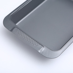 Moule à pâtisserie rectangulaire antiadhésif en acier au carbone profond, moule à cheesecake à fond amovible, moule à gâteau, tailles grande, moyenne et petite - Product Image 1