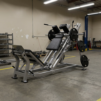 Machine de musculation réglable à charge de plaques pour exercices de force des jambes, Super Squat et Leg Press incliné