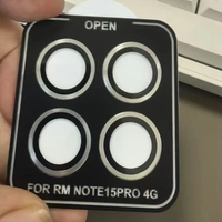 Protection d'écran en verre trempé 3D pour caméra arrière Redmi Note 15 Pro Plus 9H Anti-rayures Protection de l'objectif de la caméra arrière