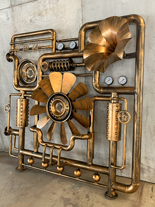 Decoración de bar de estilo Steampunk, decoración de pared, diseño industrial, portátil, para cóctel, mesa móvil, 2022 - Product Image 5