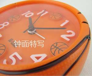 Horloge numérique créative 3D de basket-ball de sport de football, horloge de table d'affichage d'aiguille de motivité de quartz, cadeau pour décor de chambre d'enfants d'étudiants - Product Image 6