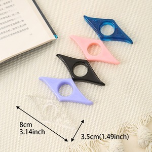 Acrylic Bookend 8.5Cm Miniature Thumb Sized Press To <b>Read</b> Bookmark Reading <b>Aid</b> For Books - Product Image 3