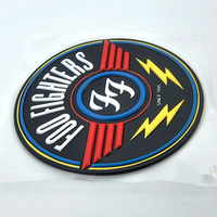 Badge thermocollant personnalisé avec logo 3D en relief, autocollant à presser à chaud, patchs de transfert thermique en TPU floqué Tatami pour T-shirt et maillot