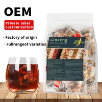 Biji Cassia krisan lima harta karun biji merah Barley Gorgon sepuluh-harta Karun teh Plum asam rasa Ginseng dikemas dalam tas