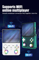 QBUY R36 Ultra X Console de jeu portable rétro, 3500 mAh, écran IPS de 4,5 pouces, console de jeu Linux avec YouTube, Instagram, TikTok
