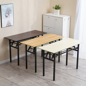 <span class=keywords><strong>Table</strong></span> <span class=keywords><strong>pliante</strong></span> double couche Moon moderne pour l'extérieur, l'entraînement, l'apprentissage, les devoirs, pieds réglables en métal, conception à double ressort - Product Image 3