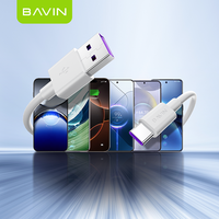 BAVIN Vente en gros CB393 6A Type c Charge super rapide Charge entièrement compatible Données Câble USB pour tous les téléphones mobiles