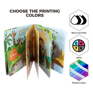 Impresión de Libros de Sonido Musicales Personalizados para Bebés, Libro Electrónico Interactivo con Sonidos de Animales en Inglés para Niños, con Audio - Product Image 5