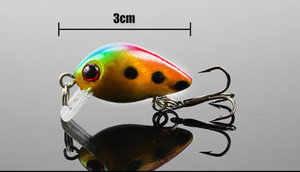 Señuelos de Pesca Miniatura de Plástico ABS Duro de 3cm y 1.5g para Río y Lago, Venta al Por Mayor - Product Image 5