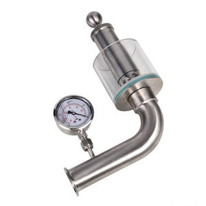 Válvula de escapamento de aço inoxidável, sanitário ss304 316l, medidor de pressão de escape - Product Image 6